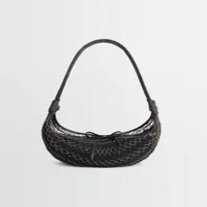 26SS 르메르 폴리에스터 네트 크루아상 필트 백 BG0128 TP0006 425 CHEVRON MARRON GLAC BL DOM