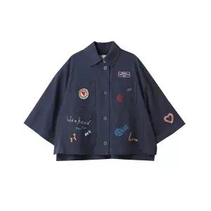 [막스마라] 25FW 아쑤안 ASSUAN 로고 자켓 울트라마린 2525046021 002