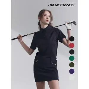 [하프클럽/팜스프링스] 골프 여성 냉감 퀵드라이 반팔 카라셔츠 (7 color)
