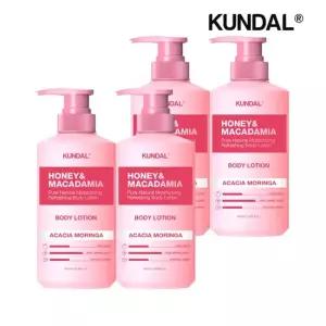 허니 앤 마카다미아 퓨어 바디로션 아카시아 모링가 500ml x4개