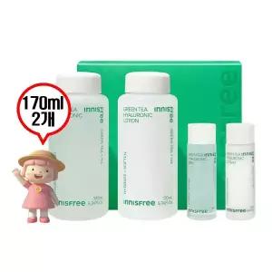 이니스프리 그린티 히알루론 스킨 로션 170ml 세트 수분 보습