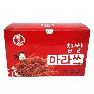 찹쌀마라쓰 33g 20개 1박스 학교 간식 중국 곤약 쫀드기 채