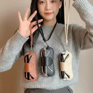 베넬라 선글라스 케이스 여행용 가죽 파우치 휴대용 썬글라스 홀더 보관 가방 수납 안경집
