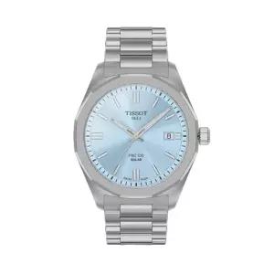 티쏘 MUST IT_ T151.422.11.351.00 PRC 100 솔라 남성 메탈 쿼츠 39mm 25년NEW모델)