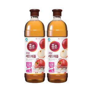 청정원 저당홍초 레드애플 1.5L, 2개