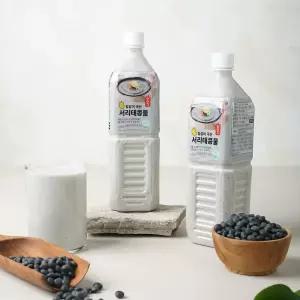 국내산 서리태 콩물 1L 2병+백태콩물 500ml