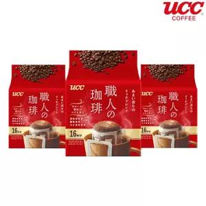 UCC 쇼쿠닝 드립 커피 리치 블렌드 16P  3개입