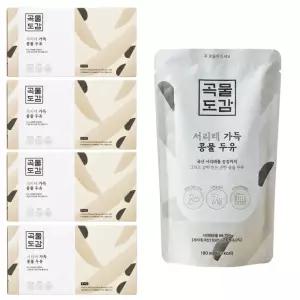 곡물도감 무가당 서리태 콩물 두유 180ml X 60개