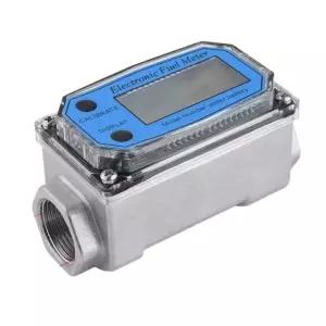 디지털 유량계 수도 계량기 스틸 터빈 액체 물 산업용 측정기