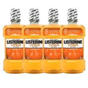 리스테린 내추럴 시트러스 750ml x 4개