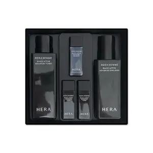 헤라 옴므 블랙 액티브 2종 세트 토너 125ml 에멀전 110ml 남성 기초 세트 스킨 로션