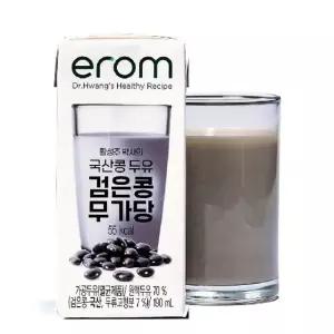 황성주 검은콩무가당두유 190ml 80팩