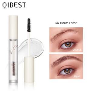 QIBEST 클리어 아이브로우 세팅 젤 |   방수 및 땀 방지 브로우 코트 |   오래 지속되고 변색되지 않는 투