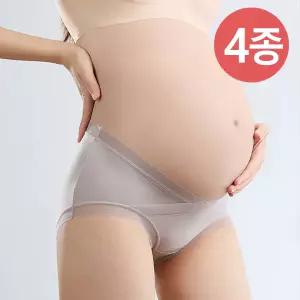 임산부 모달스판 골반팬티 4종세트 노라인 데일리 임부속옷 4025