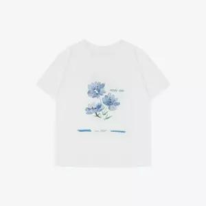 [갤러리아] [SI]컬러풀 플라워 프린트 반팔 티셔츠(SHM2080DII)