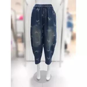 갤러리아 말패턴 배기데님팬츠MN05SD012FJY