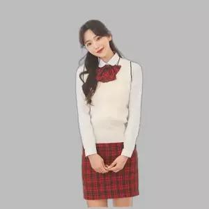 교복몰 보풀방지 아이보리 블랙라인 교복조끼 교복.
