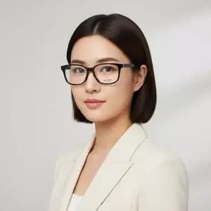 생로랑 안경테 SL M109F 001 스퀘어 뿔테 아시안핏 안경
