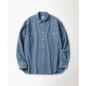 BRONSON Blue Chambray Work Shirt KR Ver. Light Indigo