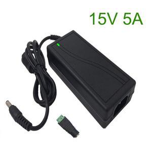 15V5A AC 100V-240V DC 15 V 5A 스위칭 전원 공급 장치 범용 어댑터 변압기 LED 램프 AC/DC 충전기 5.5-2.5