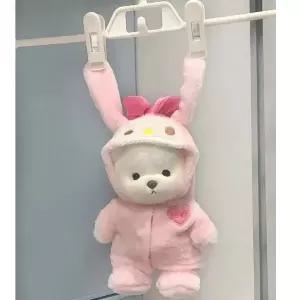 테디테일즈 레나베어 곰돌이 옷 곰 코디 의상 인형 핑크 멜로디 20cm