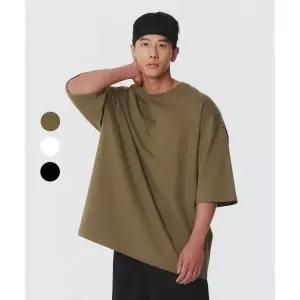 MUSINSA STANDAR 안다르D SPORTS [쿨탠다드] 코튼메쉬 맥스오버핏 숏슬리브 (3color)376003