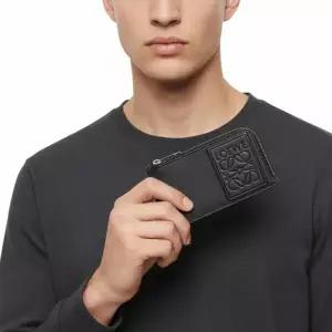 로에베 26SS Coin Cardholder in Satin Calfskin C565Z40X05 1100) 코인 카드홀더)