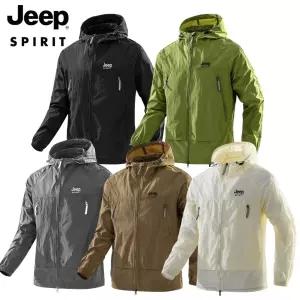 JEEP SPIRIT 남자 여름 바람막이 자켓 경량 후드 점퍼 아웃도어룩