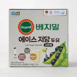 정식품 베지밀 에이스 저당두유 검은콩 190ml*16개*3박스