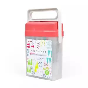 (제브라) 마일드라이너 형광펜 25색 세트 ZEBRA MildLiner