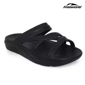 [프리월드]프리월드 슬라이드 슬리퍼 (FW102K-BLK)