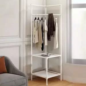 선반 M7A3D3B4 DIY 행거 코너 조립식 거실 틈새수납장 높은 틈