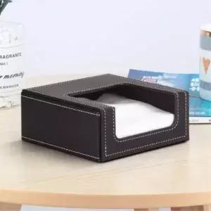 비타리토 W1Q7X8E9 가죽 냅킨 케이스홀더 13.5x13.5x6cm