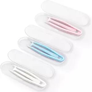IOGOG 3Pcs 소프트 콘택트 렌즈 제거 도구 세트 - 실리콘 흡입 스틱 팁 핀셋 박스 및 컬러 여행 친화적