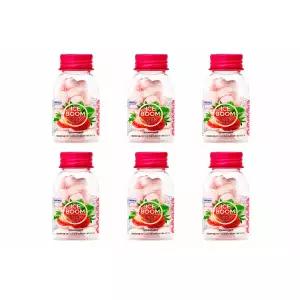 도스팜 아이스붐 구취캔디 딸기향 22g x6개