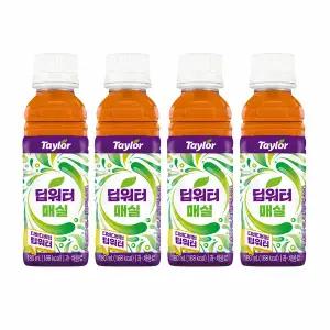 테일러팜스 테일러 딥워터 매실 180ml x4개