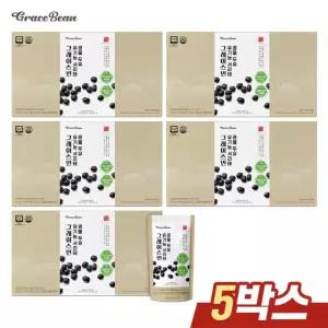 그레이스빈 유기농 서리태 콩물 두유 5박스(총 75포)