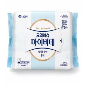 크리넥스 마이비데 퓨어 리필 40매, 16팩 화장실용 물티슈