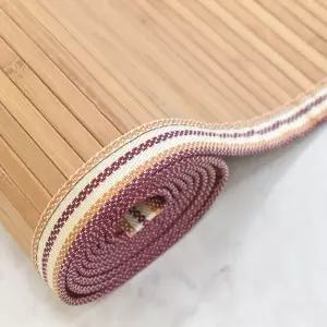 10mm 로드 자리 점보형 200x260 대 대나무 마작 카페트 우드 청 탄화 보더 초광