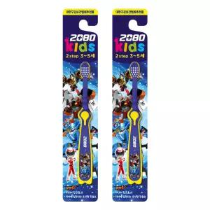 2080 키즈 2스텝 또봇 칫솔 남아용 1p X 2개