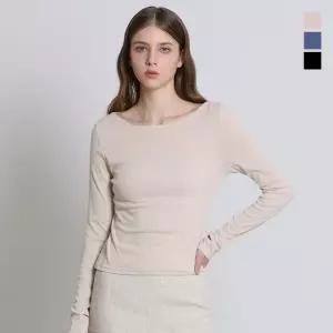 [더블유스탠다드(W STANDARD)] 보트넥 핸드워머티 (택가격: 29900원)