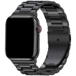 Apple 시계 밴드 용 스테인레스 스틸 스트랩 45mm 울트라 Iwatch 시리즈 9 8 7 6 5 금속 팔찌