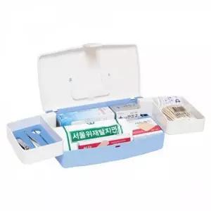 휴대용 응급처치키트 가정용응급키트 약통 약상자 키트 217x120x80mm