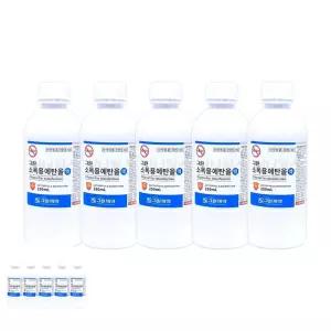 희석소독 그린제약 소독용 에탄올액 x 250ml 5개