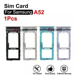 유심트레이 유심 보관 케이스 삼성 갤럭시 A52 Sim 카드 트레이 MicroSD 홀더 슬롯 교체 부품