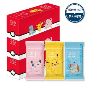 [코디] 아트앤 포켓몬 휴대용 물티슈 20매 20팩+10팩 총 30팩