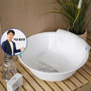 쌍문상회 지금 필요한 플라워 세수대야 대형 DY-439