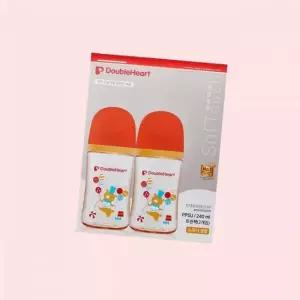 더블하트 모유실감 3세대 PPSU 서커스베어 240ml 트윈팩 4614191