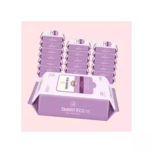 스마트 아기물티슈 베이직 기본플러스 120매X20팩 대용량 리필형 4526170