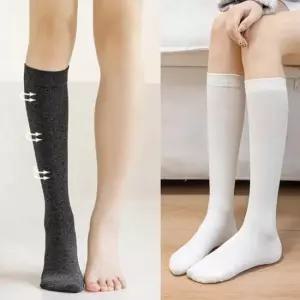 여성 슬림 양말 압박 니삭스 DHHZ43 양말 패션잡화 오버 양말 무릎 레깅스 고